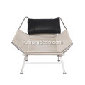 Confortable fauteuil inclinable Halyard avec drapeau Hans Wegner